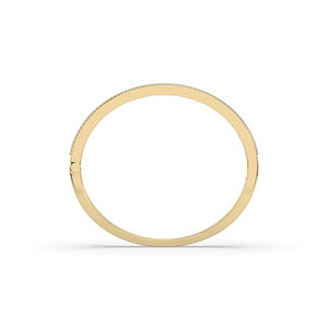 Unique 5.32Ct Lab Grown Diamond IGI Certified Lightweight Round Brilliant Cut 14KT 10KT <b>Gold</b> Bracelet for Parties - Product Image 4