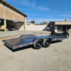 Wholesale Price For Flatbed Utility Steel <b>Trailer</b> 8.3X12 with 2-3500lb Brakes Gate Multi-Purpose Hauling - Product Image 6