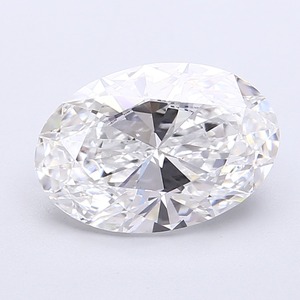 Diamant ovale de 3,01 carats D VS1 cultivé en laboratoire CVD, à polissage excellent – Certifié Premium, non monté, synthétique, écologique - Product Image 1