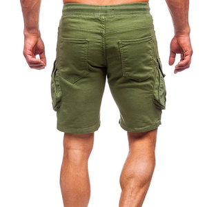 Pantalones Cortos Cargo Hechos en Fábrica con Diseño de Bolsillos Funcionales para Hombre, Pantalones Cortos Cargo de Calidad de Exportación con Corte Moderno para Hombre - Product Image 3