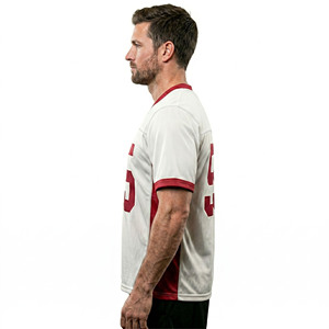 Camiseta de Lacrosse Personalizada para Hombre, Sublimada, con Cuello en V, de Malla, para Entrenamiento, de Alta Calidad, al por Mayor - Product Image 3
