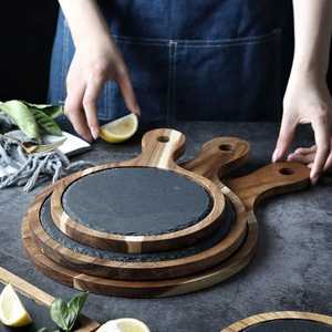 Meilleure vente Raquette de service chaude en bois Sizzler Qualité supérieure Fabricant direct Inde Fournitures de restaurant d'hôtel très demandées - Product Image 3