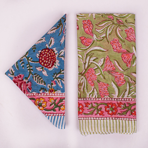 Bandanas en popeline de coton respirante et douce, imprimées de motifs floraux, fabriquées à la main, style bohème, multifonctionnelles, Craftjaipur, écologiques, de luxe - Product Image 5