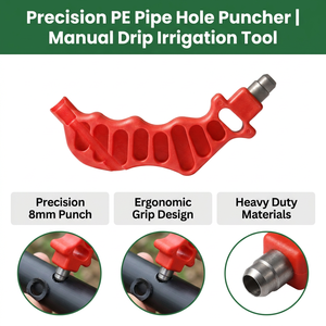 Perforateur de tuyaux d'irrigation en plastique pour système d'irrigation goutte à goutte agricole, compatible avec les fléchettes d'irrigation, les arroseurs et les rubans goutte à goutte - Product Image 2