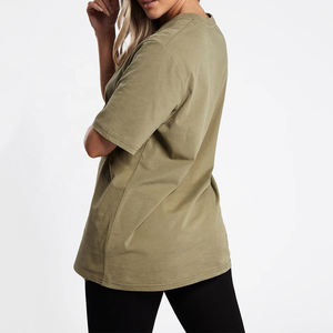 Camisetas de Manga Larga con Cuello en V para Mujer, Corte Regular, Casual, Spandex/Poliéster, Verano, Logotipo, Transpirables - Product Image 4