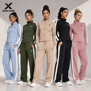 X Sports City Survêtement d'été léger et respirant pour femme, imprimé uni, col montant, design 2-en-1, fermeture éclair - Product Image 1
