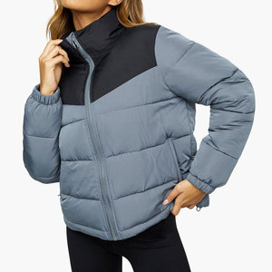 Chaqueta Acolchada Ligera con Cierre, Chaqueta Impermeable para Invierno, Chaquetas Acolchadas Personalizadas al por Mayor - Product Image 4