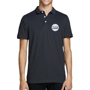 Camisas Polo Personalizadas de Algodón Piqué y Poliéster de Corte Ajustado Estándar para Hombre - Product Image 1
