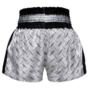 Shorts de boxe thaïlandaise unisexes, Muay Thai, arts martiaux, 100% polyester, durables, légers, avec logo personnalisé, pour la salle de sport, MMA, vente en gros - Product Image 3