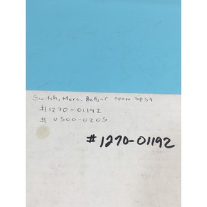 สวิตช์ AMAT 1270-01192, แบบ Belljar Open, SPST - อุปกรณ์และอะไหล่เซมิคอนดักเตอร์ระดับโลกที่เชื่อถือได้ - Product Image 5