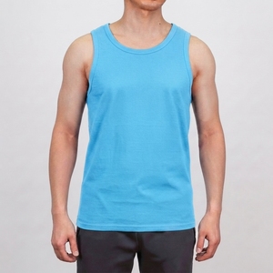 Man Gym Fitness Muscle Shirts Tee 230g Heavyweight Tank <b>Singlet</b> Cotton T-shirts <b>Men's</b> tank Top Undershirt <b>for</b> <b>Men</b> - Product Image 1