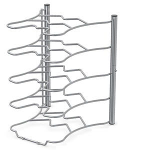 Organizador de ollas y sartenes de metal de 5 niveles, soporte vertical para utensilios de cocina, para gabinetes de cocina, encimeras y despensas, al mejor precio. - Product Image 5