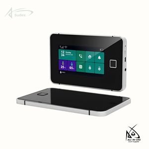 Système d'alarme anti-intrusion et incendie intelligent WiFi double réseau Sudex Portable ABS avec écran tactile 4,3 pouces Tuya - Product Image 6