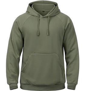 Men's New Fashion Breathable Fleece Zipper-Up <b>Hoodie</b> <b>Plain</b> Dyed Embroidered Streetwear Winter Best Quality Comfortable OEM - Product Image 1