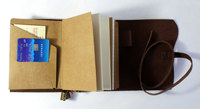 Carnet de notes en cuir écologique avec couverture en tissu numérique imprimé sur mesure, design mignon, haute qualité, vente en gros, prix abordable