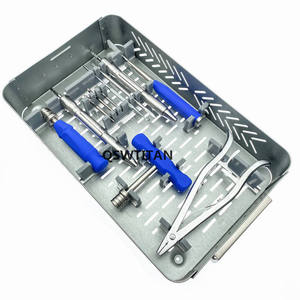 Kit de Instrumentos Quirúrgicos Ortopédicos de Acero Inoxidable Synthess/Depuy, Base para la Extracción de Tornillos Rotos, de Dentavex - Product Image 6
