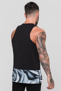 Vente en gros Débardeurs de sport personnalisés pour hommes Débardeur sec pour muscles Débardeur vierge de fitness pour corset - Product Image 2