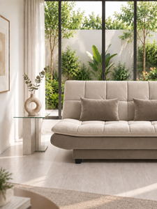 Canapé-lit moderne Roblox taupe convertible pour salon, hôtel, appartement, villa, fabricant de canapés, canapé en tissu personnalisé, meubles - Product Image 2