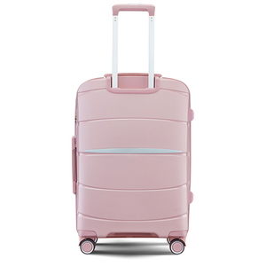 Valise de voyage Roziv Sports en cuir véritable avec roulettes pivotantes, légère, extensible, approuvée pour la cabine et le bagage à main, idéale pour les week-ends - Product Image 4