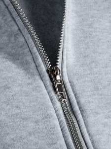 เสื้อฮู้ดแบบซิปมีเชือกผูก ทรงสตรีทแวร์สำหรับฤดูหนาว ลายพิมพ์ลำลอง สวมใส่ได้ทุกวัน เหมาะสำหรับการเดินทาง  สีพื้นเรียบง่าย  พร้อมกางเกงขายาวทรงสเวตแพนท์แบบซิปเต็มตัว - Product Image 3