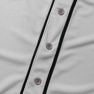 Short Sleeves V-neck Style Baseball Jersey for Adults Best Quality Customized Logo Breathable Quick Dry - Product Image 5