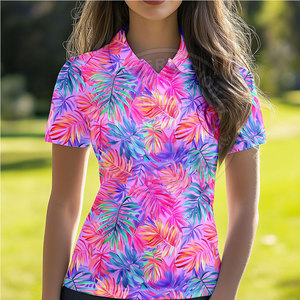 Polos de Golf Premium para Mujer, Transpirables, de Tela Elástica, Cómodos, Ropa de Alto Rendimiento, Estilo Elegante para el Campo - Product Image 4