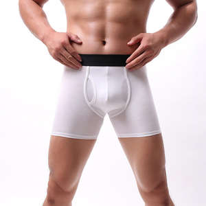 Calzoncillos bóxer transpirables de spandex/nailon para hombre, los más vendidos, suaves y cómodos, de tiro medio, con logo en la cintura, ropa interior para adultos. - Product Image 6