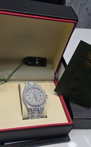 Montres de luxe automatiques Hip Hop avec diamants VVS1, montre Moissanite Iced Out pour hommes avec boîte - Product Image 6