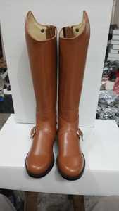 Botas de equitación de cuero premium, cómodas y duraderas, estilo western, con cremallera YKK y suela de TPR - Product Image 4