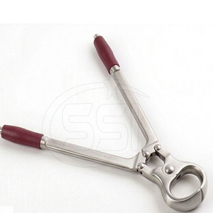 Herramienta Profesional para Cortar Pezuñas, Instrumento Veterinario Obstétrico de Acero Inoxidable con Empuñadura Roja, Duradero para Cirugía Animal - Product Image 4