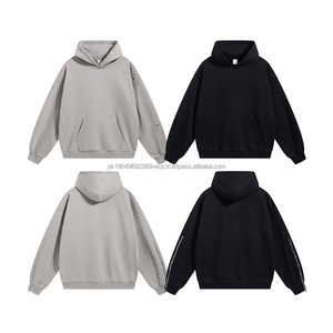 Sudaderas con capucha y sudaderas para hombre de alta calidad, informal, sólido, logotipo personalizado, moda, algodón, poliéster, peso pesado, impresión, sudaderas con capucha personalizadas - Product Image 2