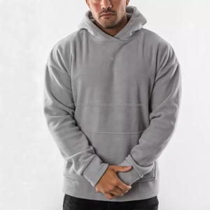 Sweat-shirt à capuche surdimensionné pour homme en molleton français personnalisé avec logo, 100% coton, poids lourd - Product Image 1