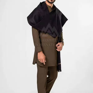 2026 New Fashion Winter Warm Lightweight Soft Wool Long <b>Shawl</b> Customized OEM High Quality Different Colors All Sizes For <b>Men</b> - Product Image 2