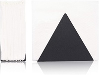 Porte-serviettes triangulaire personnalisable en acier inoxydable, durable, fait main, pour usage commercial en cuisine, restaurants, hôtels, cafés, etc.