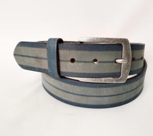 Cinturón de cuero hecho a mano de tendencia 2026 con artesanía tradicional y hebilla segura para la colección de accesorios premium para hombre - Product Image 1