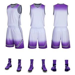 Camiseta de Baloncesto Sublimada Personalizada, Cuello en V, Sin Mangas, Nombre del Equipo 00, Transpirable, Ropa Deportiva Unisex para Adultos - Product Image 4