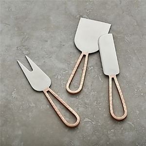 Juego de Cuchillos para Queso Dorados de 4 Piezas, Hoja de Cobre, Mango de Metal, Duraderos, Solo Lavar a Mano, Utensilios para Queso - Product Image 2