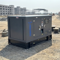 Groupes électrogènes diesel insonorisés et silencieux 12KW 15KW 20KW 25KW 30KW 40KW 50KW, alternateur triphasé AC en cuivre pur, générateur électrique