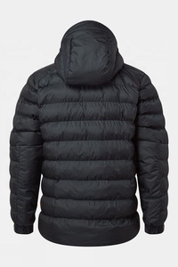 Mens 90% Duck Down Jacket With Hood Nylon Fabric and Lining Light <b>Weight</b> Insulated Jacket Custom Design - Product Image 6