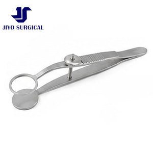 Pinzas Quirúrgicas Oftálmicas Desmarres Chalazion DC-5407 de Jiyo Surgical Co., Mango Plano de 3.5 Pulgadas con Tornillo de Bloqueo Ajustable - Product Image 2
