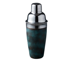 Shaker à cocktails en acier inoxydable patiné, accessoires de bar, shaker à cocktails fait main, alcool, vin - Product Image 1
