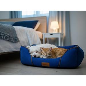 Cuccia per Cani Yommy in Velluto a Coste con Interno in Peluche, Bordi Rialzati, Antiscivolo, Lavabile, Disponibile in 7 Colori e 3 Misure per il Tuo Amico Peloso - Product Image 4