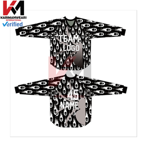 <b>Paintball</b> Game Jersey Durable Fabric Breathable Quick Dry Technology Long Sleeve Design Sublimated Logo Printing Adjustable Fit - Product Image 5