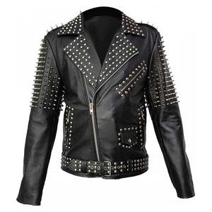 Chaquetas de Cuero Genuino Premium para Uso Diario con Costuras Resistentes, Chaqueta de Cuero para Mujer Estilo Biker, Alta Calidad - Product Image 1