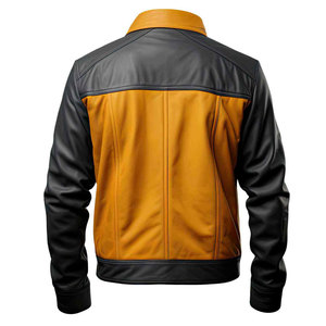 SALVA <b>LEATHER</b> Men's Red <b>Leather</b> Satin Breathable Summer Casual Workwear <b>Shirt</b> Long Sleeve Button-Up Turn-Down Collar Chest - Product Image 5