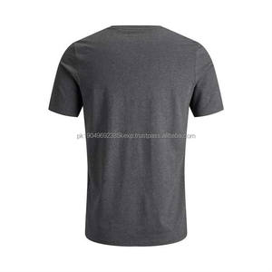 Camisetas de Verano de Manga Corta con Cuello Redondo de Algodón, Diseño de Logotipo Personalizado OEM de la Mejor Calidad, Estilo Moderno, Precio Económico, Venta al por Mayor para Hombre - Product Image 4