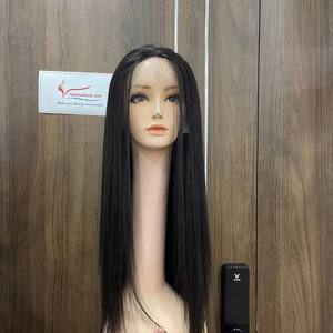 Precio de Venta caliente Extensiones de cabello de peluca humana vietnamita recto de hueso de color negro Sin enredos Sin desprendimiento Super sedoso suave - Product Image 2