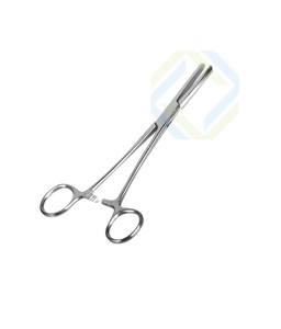 Pinza Quirúrgica Manual de Acero Inoxidable para Tubos, con Mordazas Serradas, Modelo SOS-34867, ISO 13485, para Uso Clínico - Product Image 1