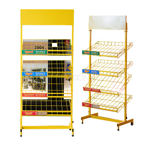 Light Duty Adjustable Single-Sided Metallic Grid <b>Shelf</b> Supermarket Shelve for Grocery Store-OEM Accept - Product Image 1