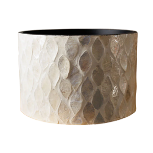 Elegante maceta de nácar para árboles pequeños y flores, maceta decorativa de mesa, venta al por mayor de fábrica en Vietnam - Product Image 1